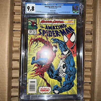 Buy Amazing Spider-Man #378 Newsstand CGC 9.8 NM/M Carnage Venom Spider-Man Cover • 150.36£