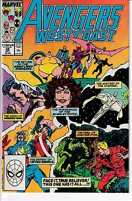 Buy Avengers West Coast #49 Marvel Comics • 4.49£