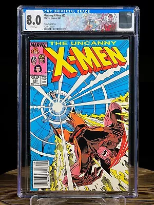 Buy UNCANNY X-MEN #221 CGC 8.0 Sept 1987  1st Appearance Mr. Sinister • 64.25£