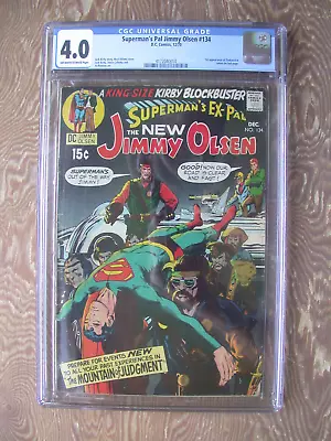 Buy Superman's Pal Jimmy Olsen  #134  CGC 4.0  1st Appearance Of Darkseid  1970 • 158.87£