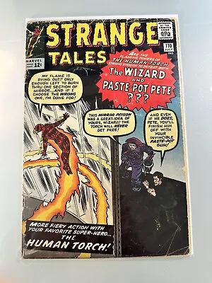 Buy Strange Tales #110 - 1st App Of Dr Strange - Marvel Grail [1963] Low Grade • 768.78£