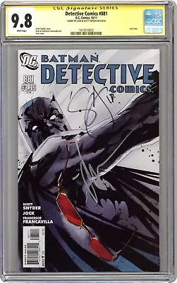 Buy Detective Comics #881 CGC 9.8 SS Jock/Snyder 2011 1613510002 • 90.92£