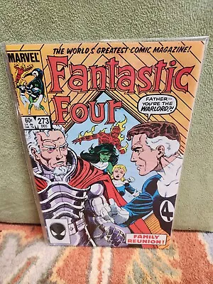 Buy Fantastic Four #273 *KEY* 1st Full Appearance Of Nathaniel Richards  1984 • 12.03£