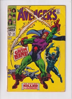 Buy Avengers (1963) #  52 (3.0-GVG) (284763) 1st Grim Reaper 1968 • 27£