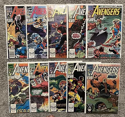Buy The Avengers Comic Bundle (Vol 1) 10 Vintage Books - Issues Between #310-#328 • 17.50£