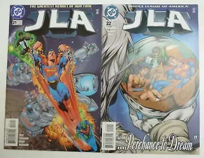 Buy DC Comics - JLA #21 & 22 - Justice League Of America - Superman, 1998 • 5.99£