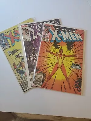 Buy Uncanny X-Men #197, #198, #199 Marvel Copper Age Newsstand Comic Lot • 16.05£