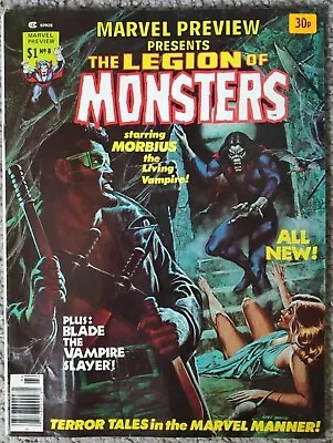 Buy MARVEL PREVIEW PRESENTS 8 The LEGION OF MONSTERS MORBIUS & BLADE • 35£