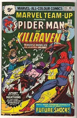 Buy MARVEL TEAM UP Comics Spiderman  HIGH GRADE  #45 1975 AMAZING • 14.29£