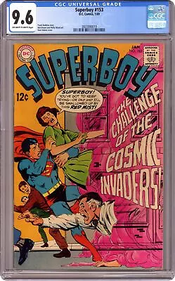 Buy Superboy #153 CGC 9.6 1969 3833990019 • 152.12£