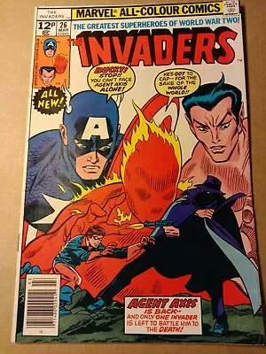 Buy Marvel Comics The Invaders # 26 U.K Copy 1978 • 4.99£