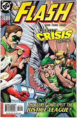Buy The Flash #215 - Regular Cover - First Print - Identity Crisis Tie-in - Dc 2004 • 3.99£
