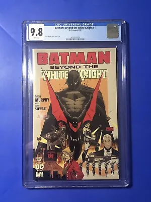 Buy Batman Beyond White Knight #1 CGC 9.8 Main Cover 1st Print Appearance Comic 2022 • 85.75£