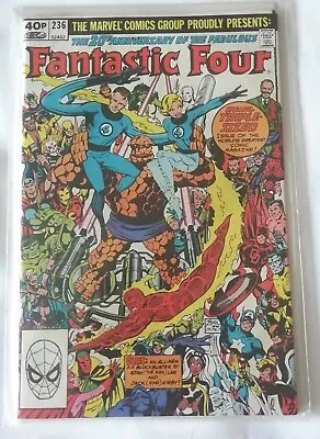 Buy FANTASTIC FOUR COMIC NUMBER 236 20TH ANNIVERSARY ISSUE Marvel Comics  • 8.95£