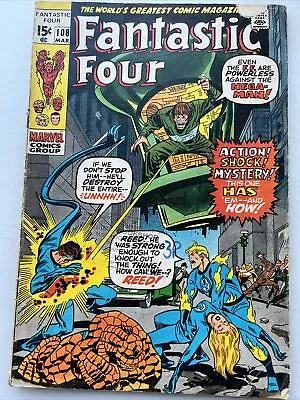 Buy Fantastic Four #108 - Kirby Last Story- Poor Condition • 5£