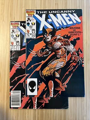 Buy Uncanny X-Men #212 (Marvel Comics 1987) Mutant Massacre Wolverine 2 Copy Lot • 12.84£