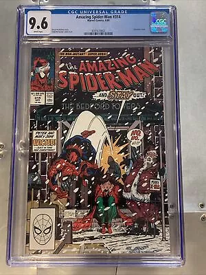 Buy Amazing Spider-man #314 Cgc 9.6 (nm+) Todd Mcfarlane Cover & Art Christmas Cover • 49.99£