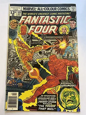 Buy FANTASTIC FOUR #189 UK Price Marvel Comics 1977 VF/NM • 3.95£