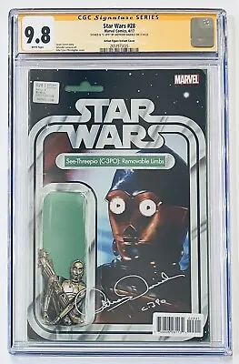 Buy Star Wars #28 • Cgc Ss 9.8 • Signed Anthony Daniels C-3po • Action Figure  Cover • 218.06£
