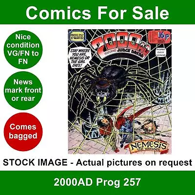 Buy 2000AD #257 Comic / Prog - Nice VG/FN - 27 March 1982 • 3.99£