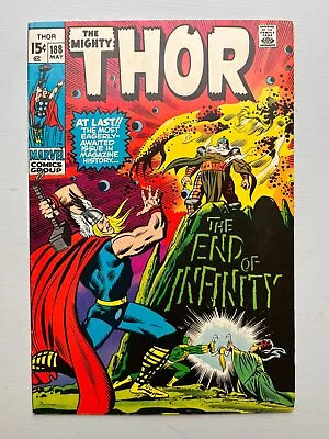 Buy Mighty Thor 188 Marvel Comic 1971 VF High Grade Stan Lee Buscema • 43.17£