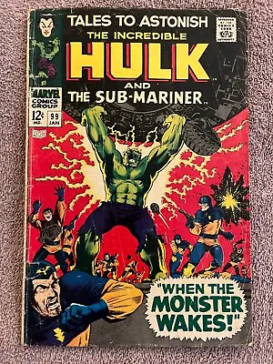Buy Tales To Astonish 99 1968 Silver Age [VG] 12 Cent Hulk Namor Submariner  • 17.37£