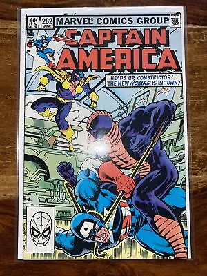 Buy Captain America 282. 1983. 1st App Of Jack Monroe As Nomad. Key Issue.  FN+ • 2.99£