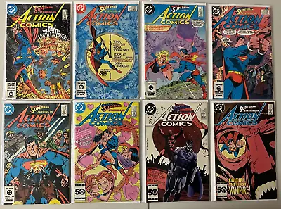 Buy Action Comics Lot #550-598 DC 19 Diff 8.0 VF (1983-88) • 56.92£