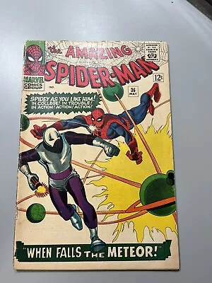 Buy AMAZING SPIDER-MAN #36 (1966)🔑1st Appearance Looter! **GD+ 2.5 Range See Pics** • 43.16£