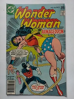 Buy Wonder Woman #236 Armageddon Nazi Cover  Dc Comics  1977 **free Shipping** • 11.99£