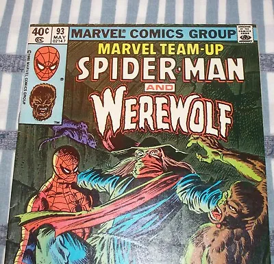 Buy Marvel Team-Up #93 Spider-Man & Werewolf From May 1980 In Fine+ (6.5) Condition • 15.85£