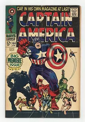 Buy Captain America #100 GD+ 2.5 1968 • 132.10£