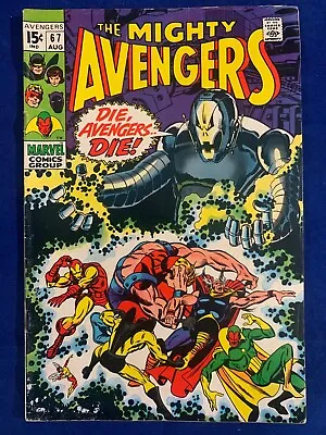 Buy 🔥🔑 Avengers #67 Marvel  1969 Ultron Cover - **high Grade Condition** 🔥🔑 • 44.24£