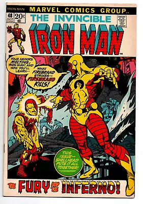 Buy Invincible Iron Man #48 - Firebrand - 1972 - VF • 19.78£