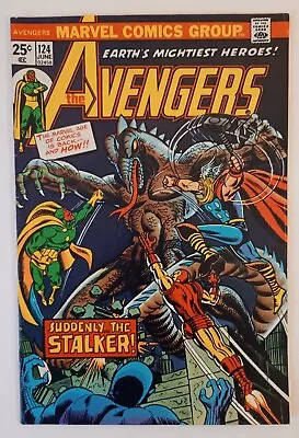 Buy Avengers #124(1st App Of Star-Stalker/The Origin Of Mantis) 1974 • 8.79£