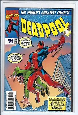 Buy (1997) Marvel Deadpool #11 - Amazing Fantasy 15 Homage Cover - Nm • 35.48£
