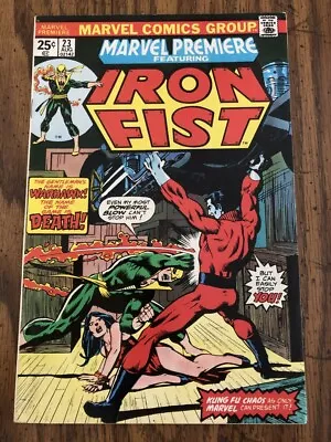 Buy Marvel Premiere - Iron Fist# 23  Nm/m  9.2  Not  Cgc Rated  1975 Bronze Age • 39.53£