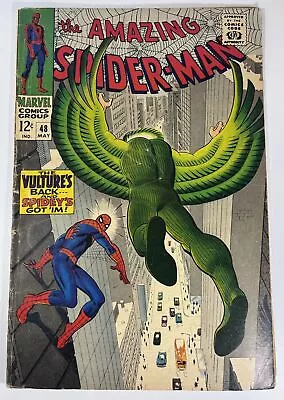Buy Amazing Spider-Man #48 (1967) 1st App. Vulture (Blackie Drago) In 4.0 Very Good • 46.24£