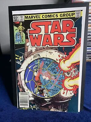 Buy Star Wars #61 Marvel Comic Book 1982 Newsstand 1st Print • 18.74£