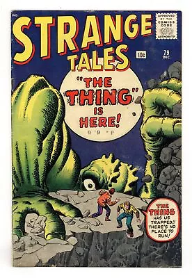 Buy Strange Tales #79 GD/VG 3.0 1960 Dr. Strange Prototype • 88.35£