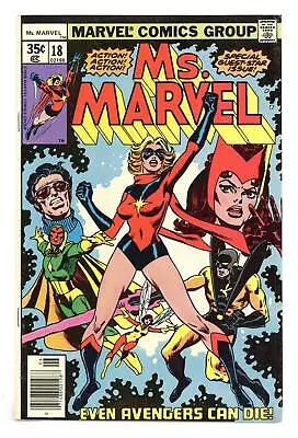 Buy Ms. Marvel #18 FN- 5.5 1978 1st Full App. Mystique • 65.56£