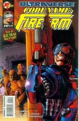 Buy Code Name: Firearm # 4 (of 5) (Glue Jr. & Gabriel Gecko) (Malibu Comics USA, 1995) • 2.56£