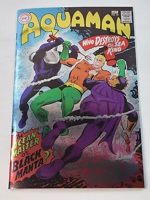 Buy Aquaman 35 Whatnot Vintage Foil Reprint Ltd 1000 DC Comics 1st Black Manta 2023 • 19.71£