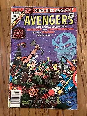 Buy Avengers King Size Annual #7 (Marvel 1977) Key Death Of Thanos! Gamora Newsstand • 18.97£