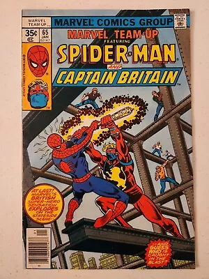 Buy Marvel Team-Up #65 - 1st App. Of Captain Britain In US Comics 1976 John Byrne • 15.80£