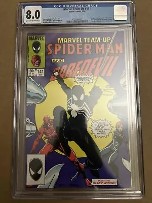 Buy Marvel Team-Up 141. Tied For First Black Costume Spider-Man Appearance • 201.07£