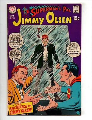 Buy Superman's Pal Jimmy Olsen #123  Fn- 5.5  The Sacrifice Of Jimmy Olsen  • 13.67£