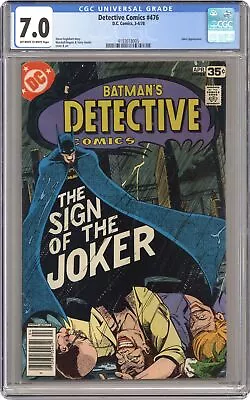 Buy Detective Comics #476 CGC 7.0 1978 4193618005 • 65.93£