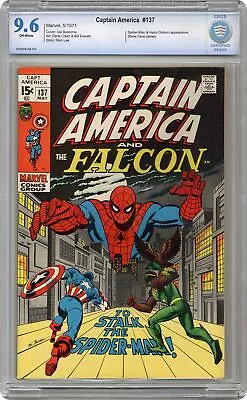 Buy Captain America #137 CBCS 9.6 1971 0000808-AB-010 • 403.82£