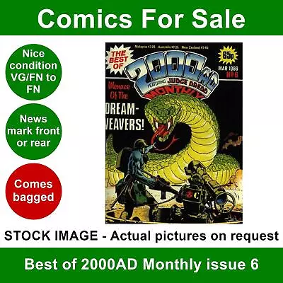 Buy Best Of 2000AD Monthly #6 Comic - Nice VG/FN - Rogue Trooper - 1986 • 2.75£